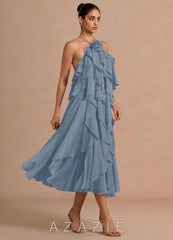 Montana {color} Midi Dress dusty_blue_#db134134