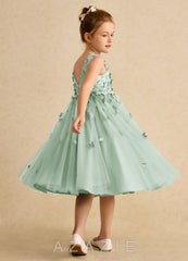 Azazie Lana Agave A-Line Sleeveless Matte Satin Dress agave