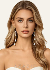 Baroque Pearl Tassel Earrings