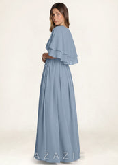 Azazie Matching Color Chiffon Double Layer Shawl