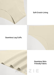 Low Rise Barely-There Seamless Briefs (3pics) apricot_cream