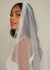 The Charity Cathedral Veil with Glimmering Lace ivory