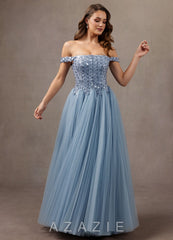 Ariella {color} Maxi Dress sp_powder_blue_shimmer_#ps134376