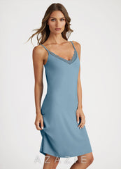 Bamboo Fiber Slip Dress dusty_blue