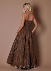 Mel {color} Maxi Dress sp_metallic_brown_#mb134234