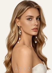 Baroque Pearl Tassel Earrings