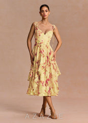 Harmony {color} Midi Dress sp_light_yellow_#ly337