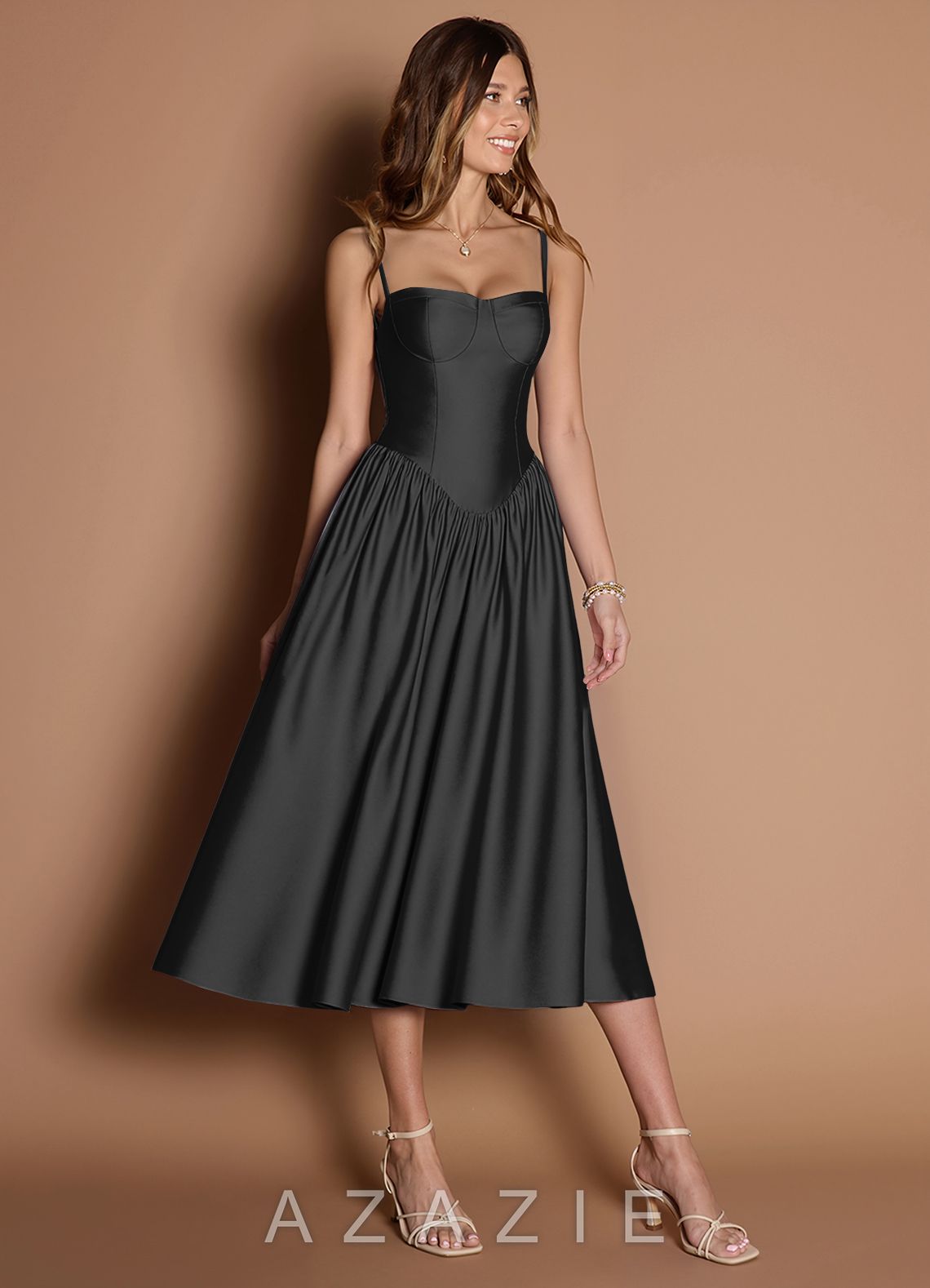 Ottilie {color} Pleated Midi Dress