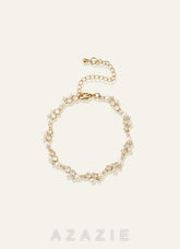 Pearl Crystal Vine Bracelet