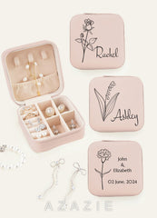 Personalized Jewelry Case blushing_pink