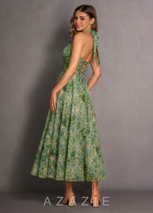 Isabeau {color} Maxi Dress sp_green_floral_#gf134901