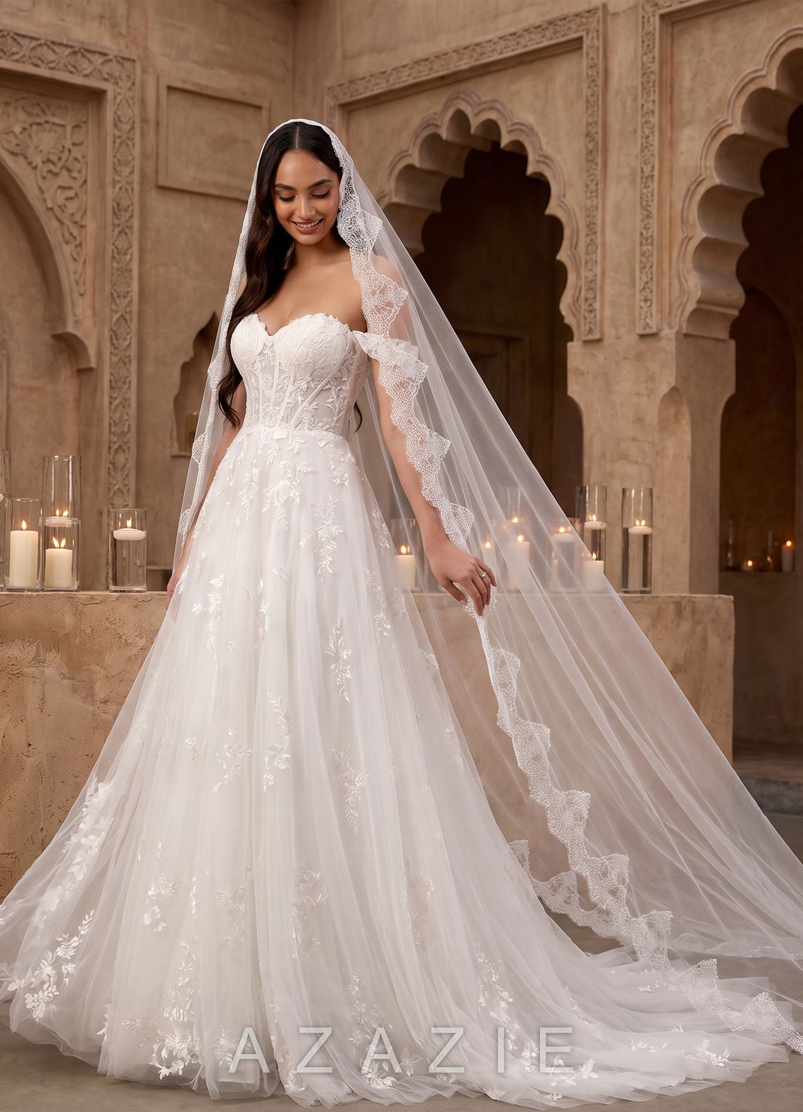 Lace Mantilla Juliette Cathedral Veil