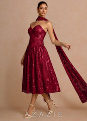 Astra {color} Midi Dress sp_burgundy_#bd308