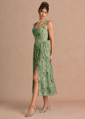 Jessamy {color} Midi Dress sp_green_floral_#gf134901