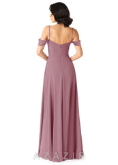 Azazie Tancie Vintage Mauve A-Line Off the Shoulder Chiffon Convertible Dress vintage_mauve