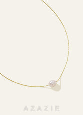 Pearl Solitaire Necklace