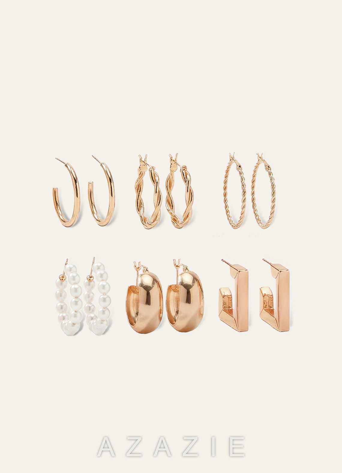 Versatile Earrings Set of 6
