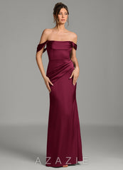 Azazie Alanis Burgundy Mermaid Corset Stretch Satin Convertible Dress burgundy