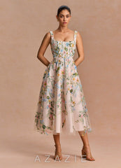 Azaria {color} Midi Dress sp_blush_pink_multi_#bm134766