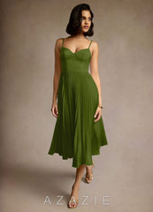 Emma {color} Pleated Midi Dress