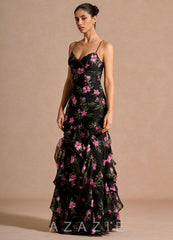 Mariel {color} Maxi Dress sp_black_multi_floral_#yf134318