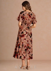 Darla {color} Midi Dress sp_mauve_multi_#mm134342