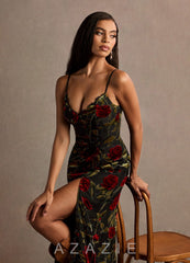 Bellen {color} Maxi Dress sp_black_multi_#bm1343201