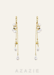 Baroque Pearl Tassel Earrings