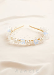Pearl Floral Headband baby_blue