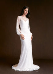 Azazie Willa Diamond White Mermaid Lace Dress diamond_white