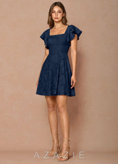 Anna {color} Mini Dress navy_#ny134188