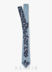 Soft Cotton Two-Sided Skinny Tie