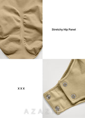 Strapless Bandeau Heavy Control Shapewear(No Padding) khaki_nude