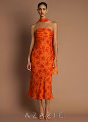 Aisha {color} Midi Dress sp_tangerine_#te134835