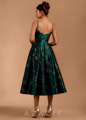 Maelie {color} Midi Dress sp_deep_green_#dg134073
