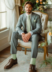 Groomsmen Socks dusty_sage