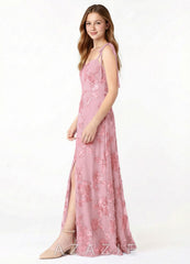 Azazie Rosey Junior Formal Dress sp_pink_#pk134977