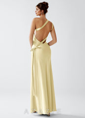 Stephanie {color} Luminous Satin Maxi Dress sp_lemon_sorbet_#ls459