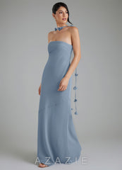 Azazie Annalise Dusty Blue Mermaid Chiffon Dress dusty_blue