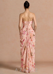 Kaavia {color} Maxi Dress sp_abstract_bouquet_floral_#111401