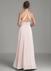 Azazie Frankie Blushing Pink A-Line Pleated Stretch Satin Dress blushing_pink