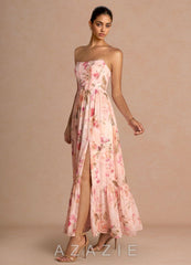 Liorah {color} Maxi Dress sp_abstract_bouquet_floral_#111401