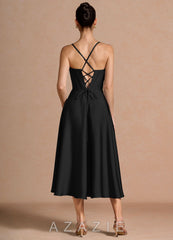 Lilyia {color} Midi Dress black