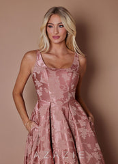 Alexandra {color} Midi Dress sp_rosewood_pink_#rp134223
