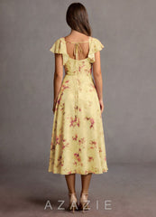 Halle {color} Midi Dress sp_light_yellow_#ly337
