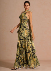 Vireya {color} Maxi Dress sp_black_floral_#bf134362