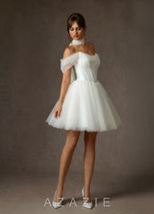 Azazie Naef Diamond White A-Line Tulle Dress diamond_white