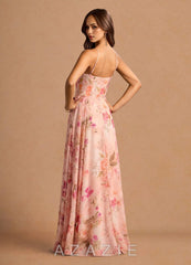 Maëlys {color} Maxi Dress sp_abstract_bouquet_floral_#111401