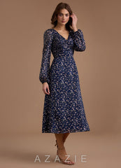 Edith {color} Midi Dress sp_floral_gingham_#fg134370