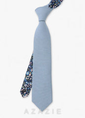 Soft Cotton Two-Sided Skinny Tie